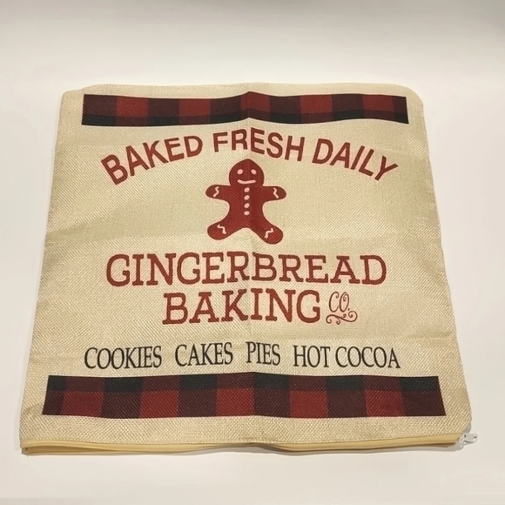 Pillow Covers Holiday Baking Theme Accent Covers Set of 2 NWOT‎